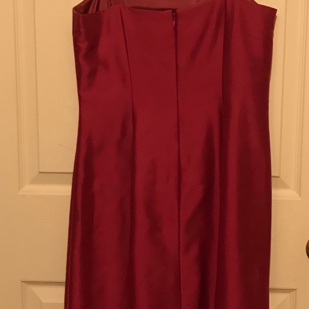 Rich Ruby Colored Cocktail Dress
